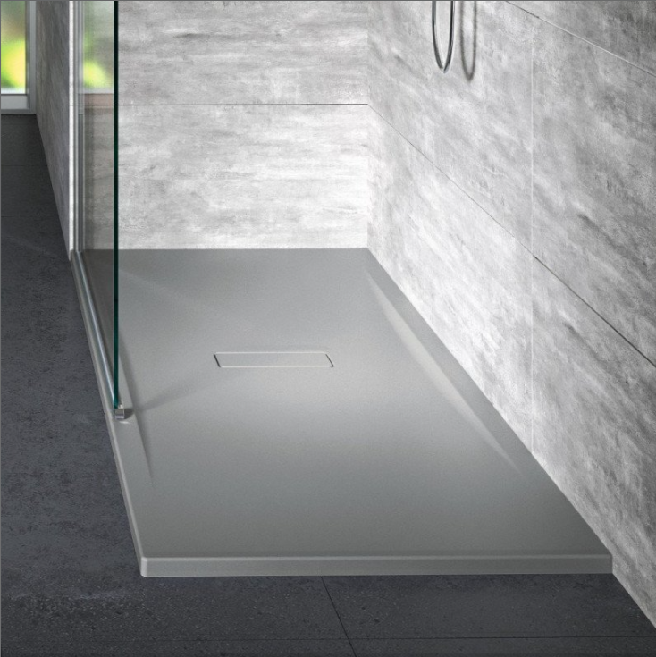 Novellini Custom Touch Shower Tray 1600x700x120mm - Grey