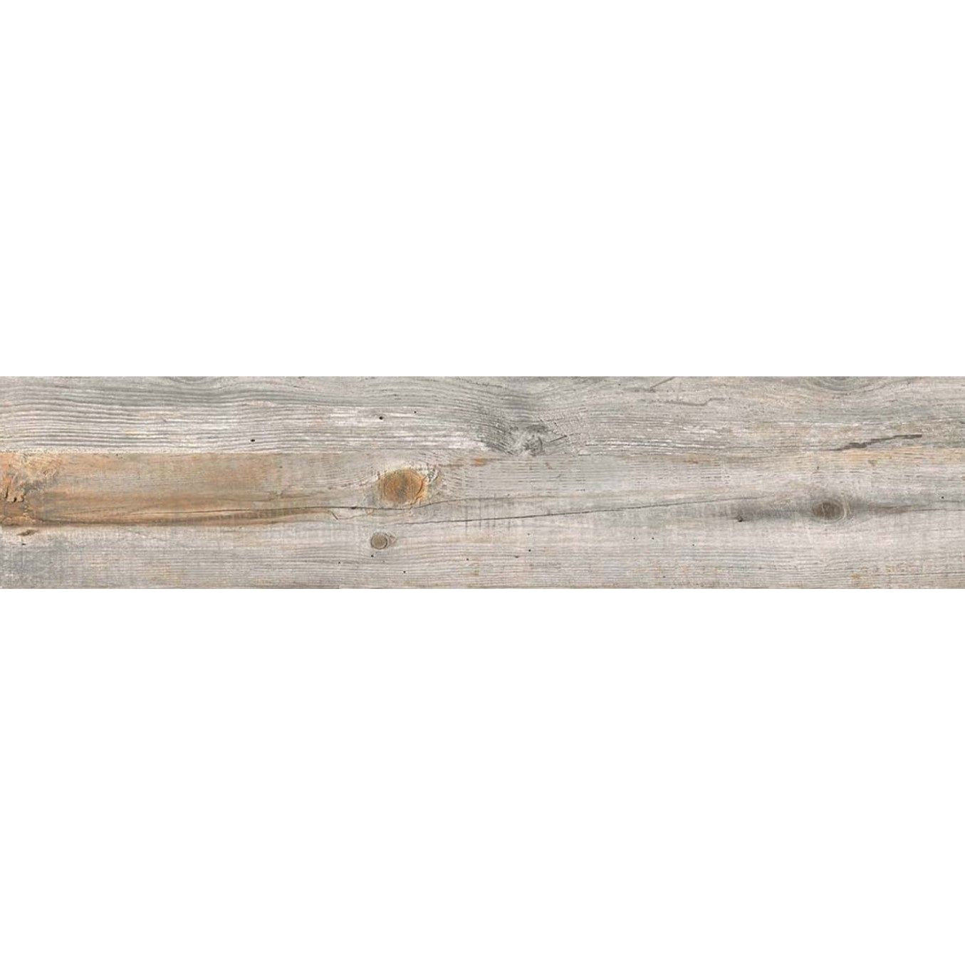 Hallie Multi-Coloured Wood Effect Matt Porcelain Tile - 200x1200mm