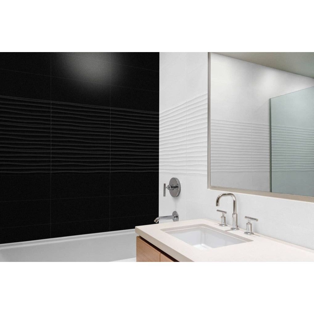 Hayward Blanco Wave Ceramic Tile - 200x500mm