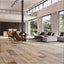 Henley Cream Wood Effect Matt Porcelain Tile - 200x1200mm