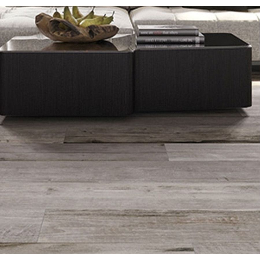 Henley Grey Wood Effect Matt Porcelain Tile - 200x1200mm