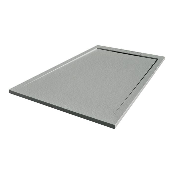 Honey Grey Slate Effect Shower Tray â€“ 1200x900mm inc waste N24