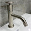 Alpha Brushed Nickel Basin Mixer Tap