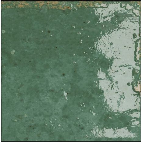 Las Vegas Green Porcelain Square Brick Tile – 150x150mm