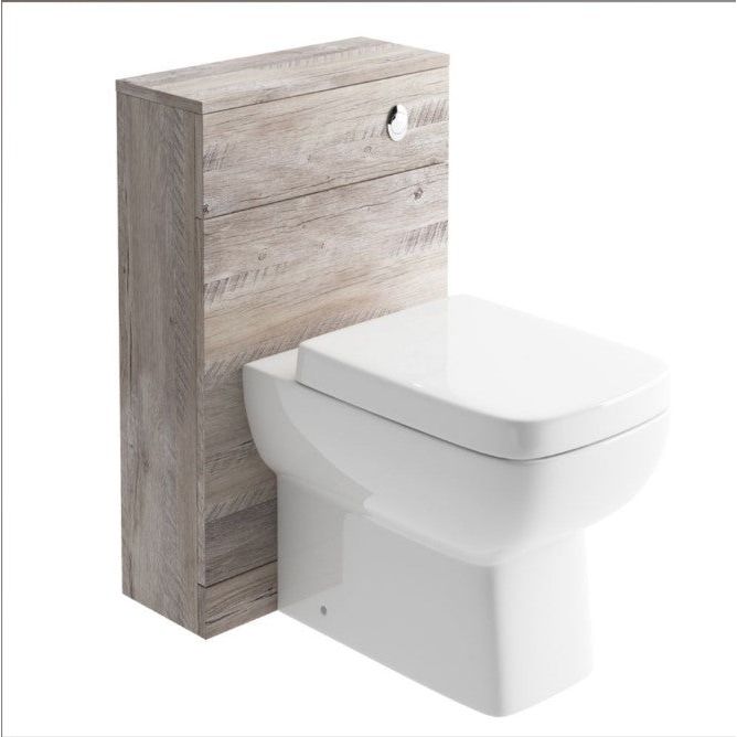 Hermoine WC Unit in Light Sawn Oak Effect