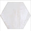 Las Vegas White Porcelain Hexagon Tile – 150x130mm