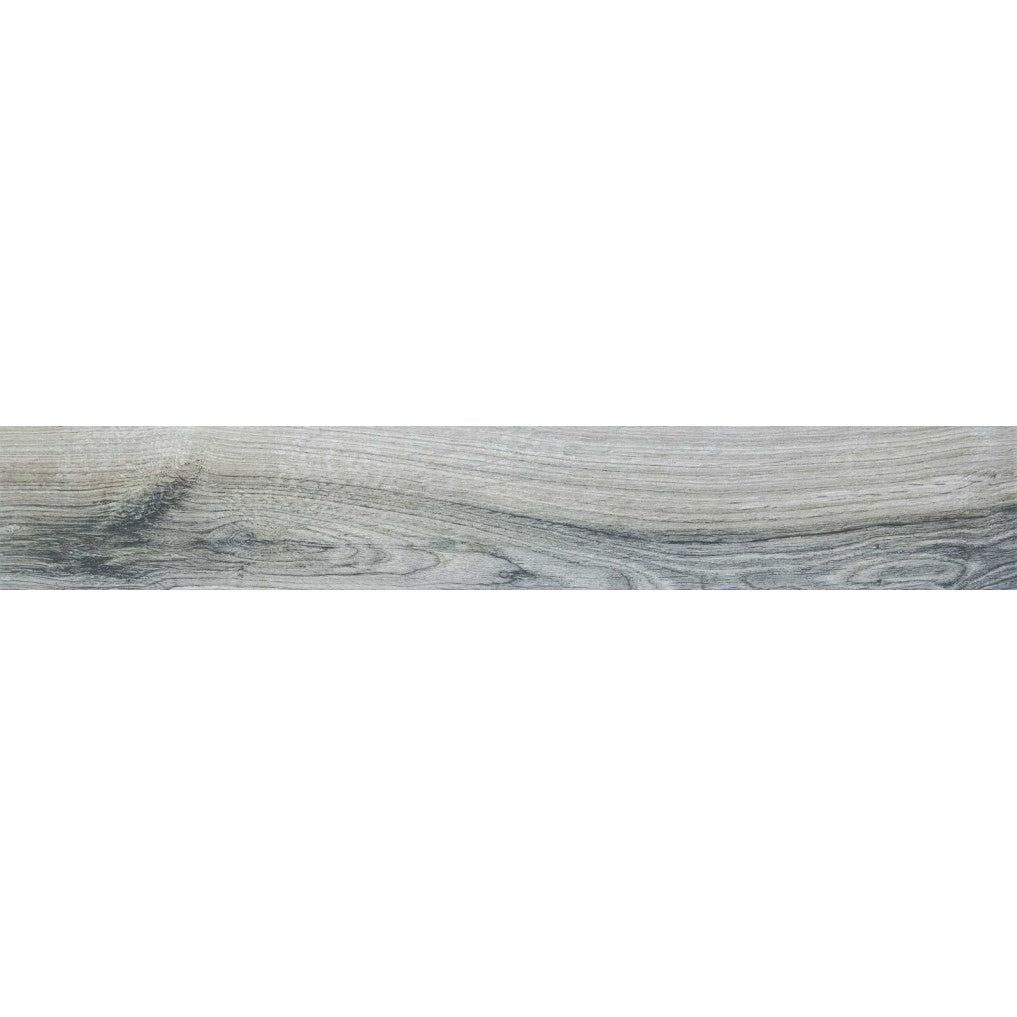 Marlow Grey Wood Effect Matt Porcelain Tile - 150 x 900mm