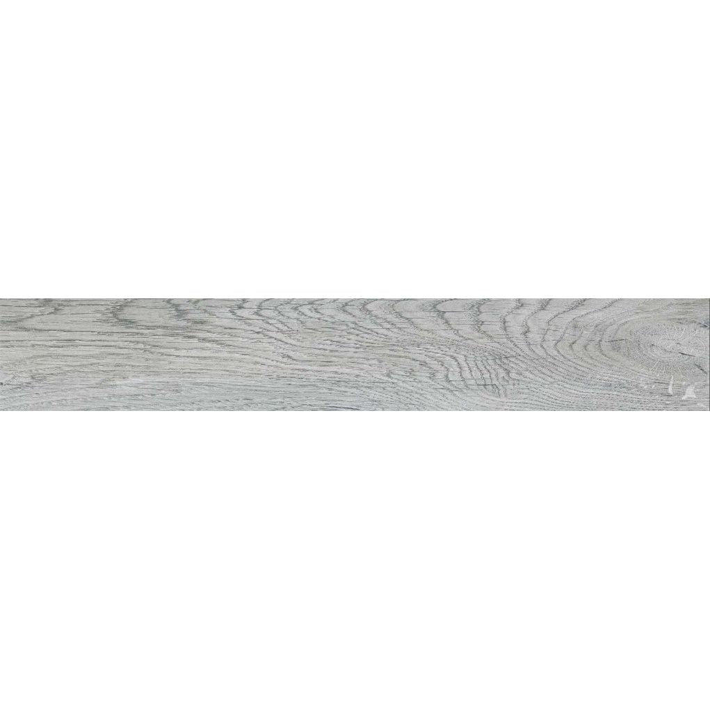 Marlow Grey Wood Effect Matt Porcelain Tile - 150 x 900mm