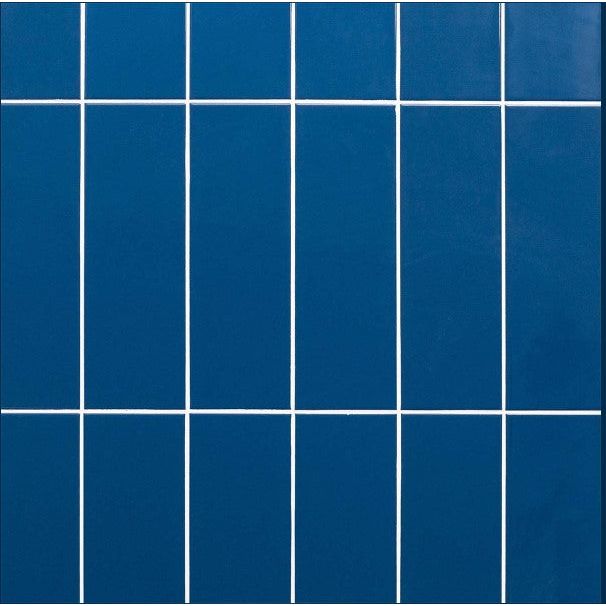 Cleveland Gloss Marino Blue Ceramic Tile - 100x300mm