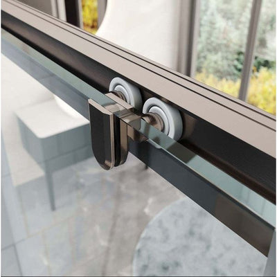 Murphy Gunmetal Sliding Shower Door Quadrant - 1000x900mm