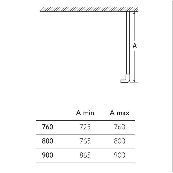 Navy 800mm Side Panel Only