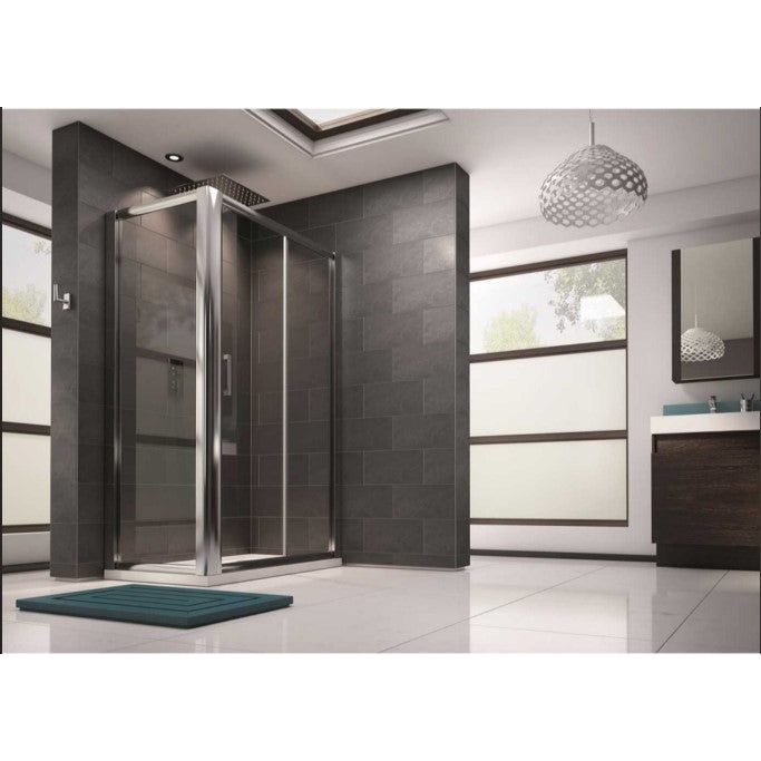 Navy 1000mm Sliding Shower Door