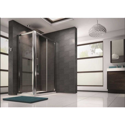 Navy 1400mm Sliding Shower Door