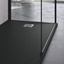 Novellini Novomatt Shower Tray 800x800x30mm - Anthracite Black Stone