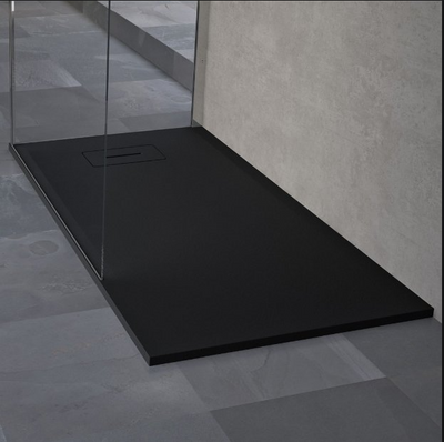 Novellini Novosolid Shower Tray 1400x1000mm - Matt Black