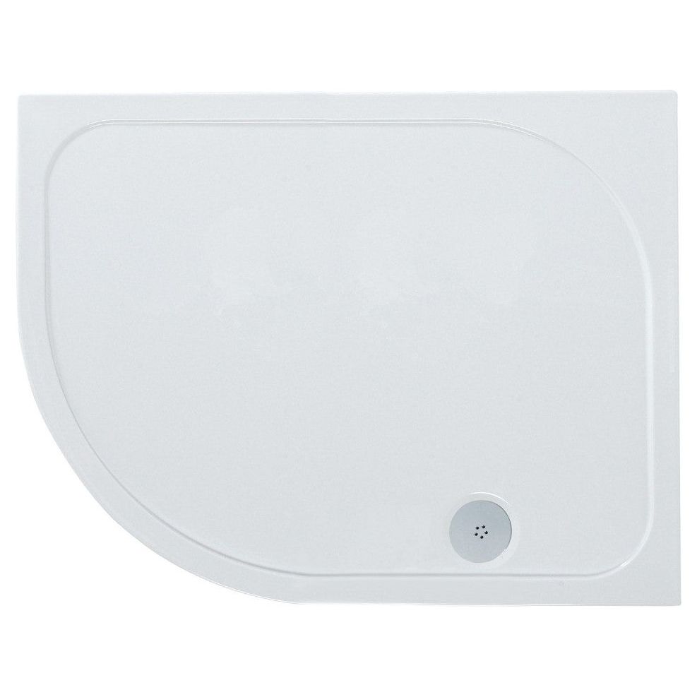 Paige Offset Quadrant Left Hand Low Profile Shower Tray - 1200mm x 900mm