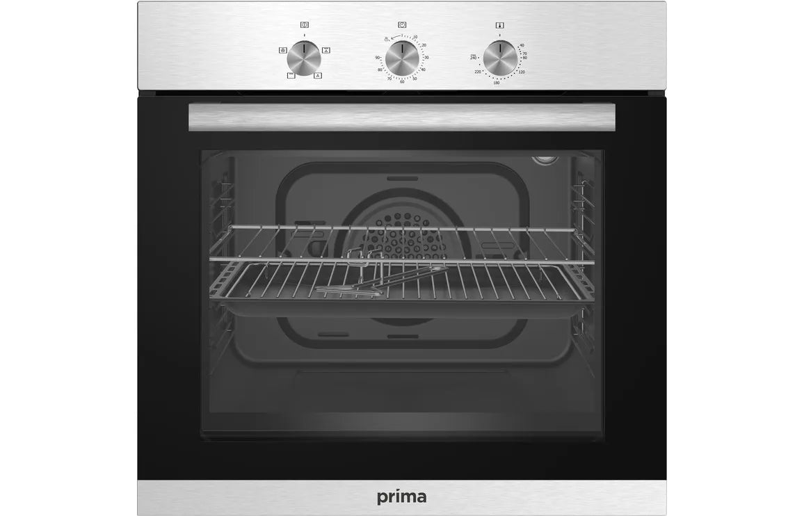 Prima Oven, Gas Hob & Chimney Hood Pack – St/Steel PPR1042