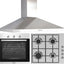 Prima Oven, Gas Hob & Chimney Hood Pack – St/Steel PPR1042