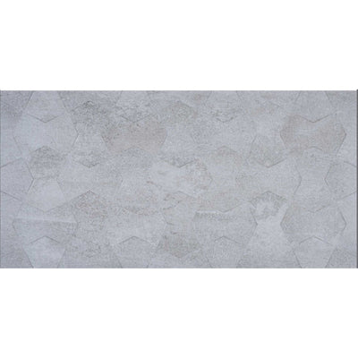 Pueblo Cineza Decor Porcelain Tile 450x900mm