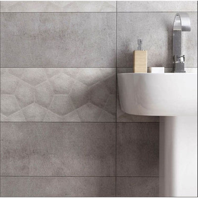 Radiance Grey Ceramic Tile - 250x750mm