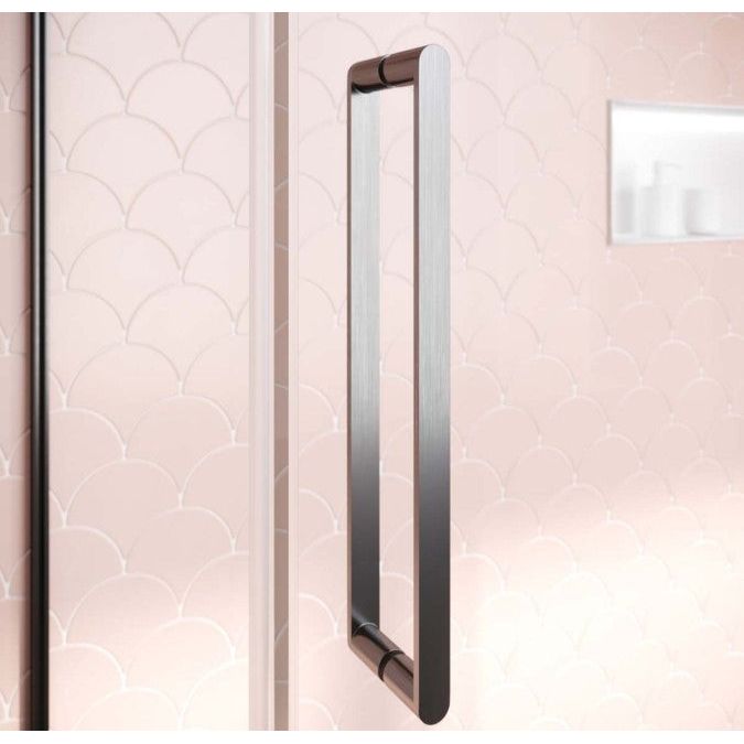 Raya 1500mm Gunmetal Sliding Shower Door