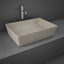 RAK Feeling Rectangular Countertop Wash Basin 500mm Wide - Matt Cappuccino