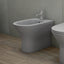 RAK Feeling Rimless Back to Wall Bidet 550mm Projection - Matt Grey