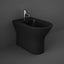 RAK Feeling Rimless Back to Wall Bidet 550mm Projection - Matt Black