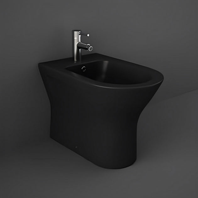 RAK Feeling Rimless Back to Wall Bidet 550mm Projection - Matt Black