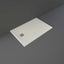 RAK Feeling Greige Stone Effect Rectangular Shower Tray 1200mm x 800mm