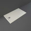 RAK Feeling Greige Stone Effect Rectangular Shower Tray 1400mm x 800mm