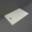 RAK Feeling Greige Stone Effect Rectangular Shower Tray 1400mm x 900mm