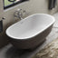 RAK Washington Freestanding Bath 1560mm X 810mm - Matt Grey