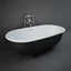 RAK Washington Black 1560mm x 810mm Double Ended Freestanding Bath - WTBT15681504