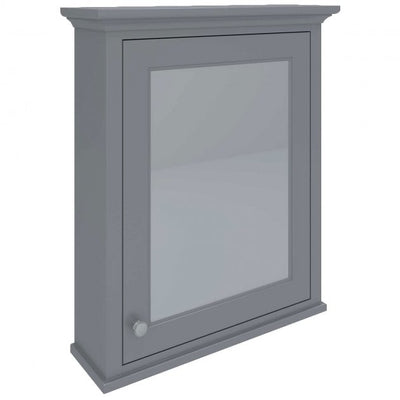 RAK Washington Mirrored Bathroom Cabinet 650mm W x 750mm H - Grey