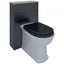 RAK Washington Back to Wall WC Unit 550mm Wide - Black