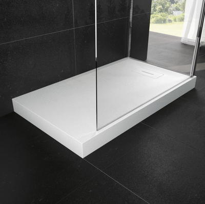 Novellini Novosolid Shower Tray Raised Panel Kit 70-100cm - Matt White