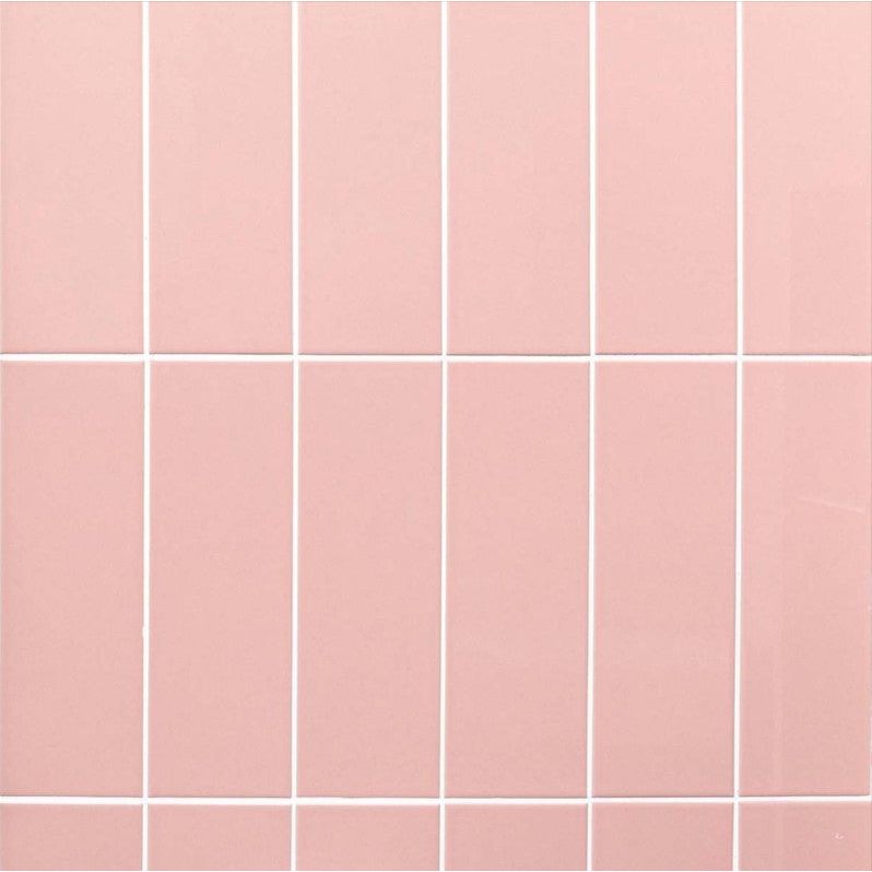 Cleveland Gloss Rose Ceramic Tile - 100x300mm