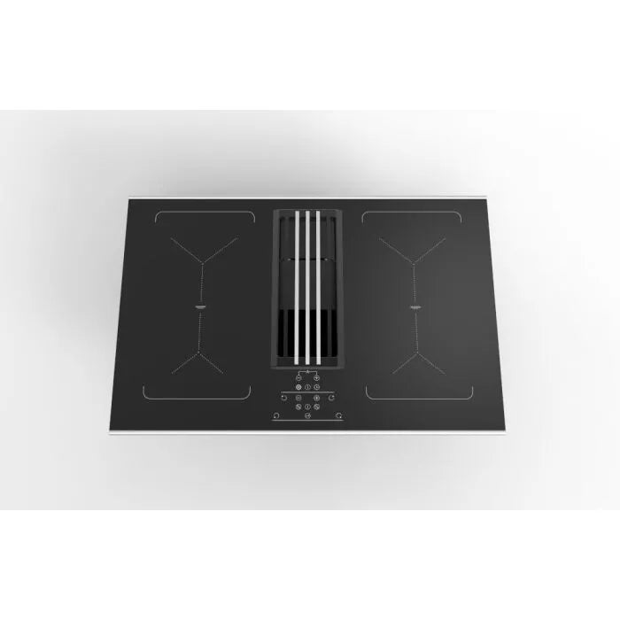 Culina ICONFXP75DDS, 77cm Induction Hob With Built In Extractor Steel Trim, NEW