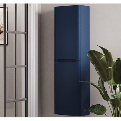 Eon Wall Hung Tall Storage Cabinet in Royal Blue