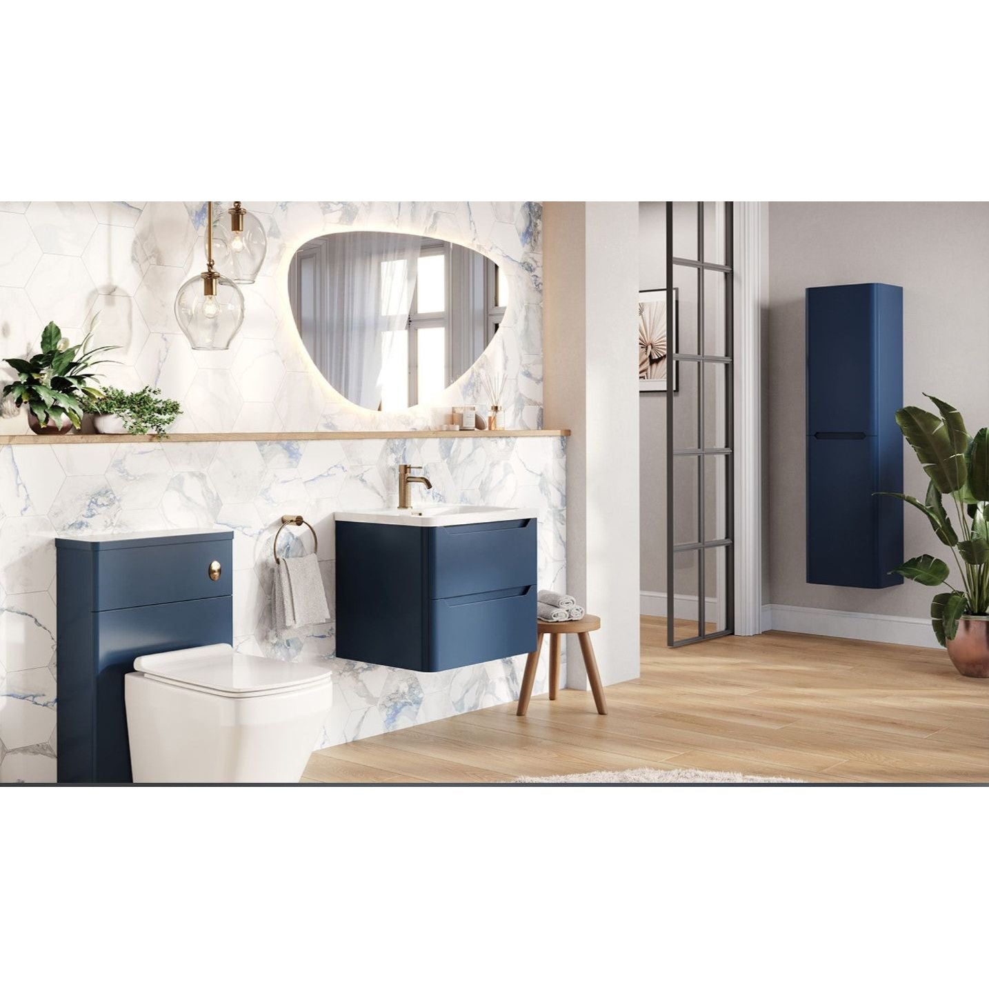 Eon WC Unit in Royal Blue