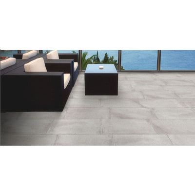 Rocheport Taupe Plain Porcelain Tile - 330x670mm