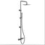 Liberty Black Thermostatic Shower Pack with Bath Spout