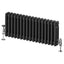 Nevada Matt Black Triple Horizontal Column Radiator - 400mm