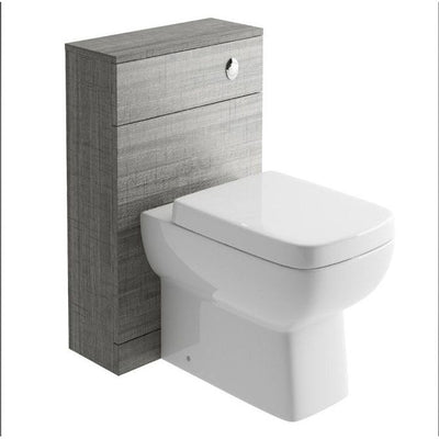 Hermoine/Veto WC Unit in Grey Ash Effect