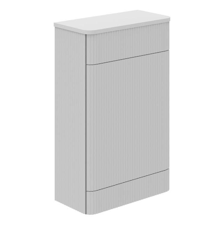 Eagle Ribbed WC Unit in Matt White N23