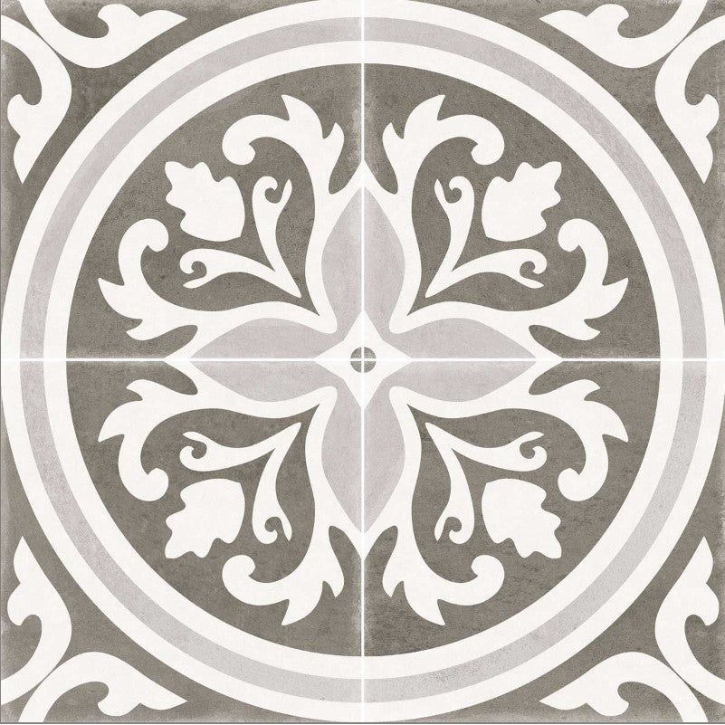 Zeus Grey Matt Ceramic Tile - 450x450mm