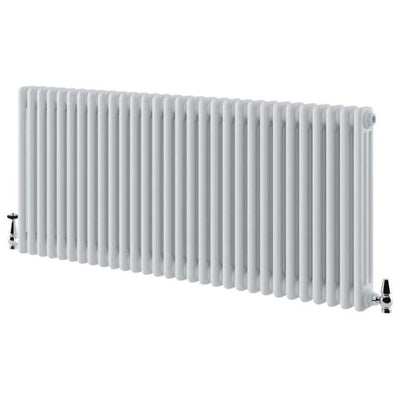 Nevada White Triple Horizontal Column Radiator - 600x1370mm