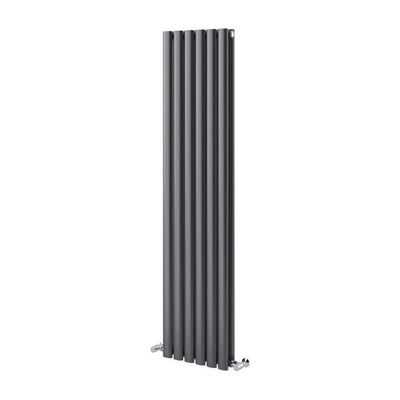 Minnesota Grey Double Vertical Radiator - 1500x350mm