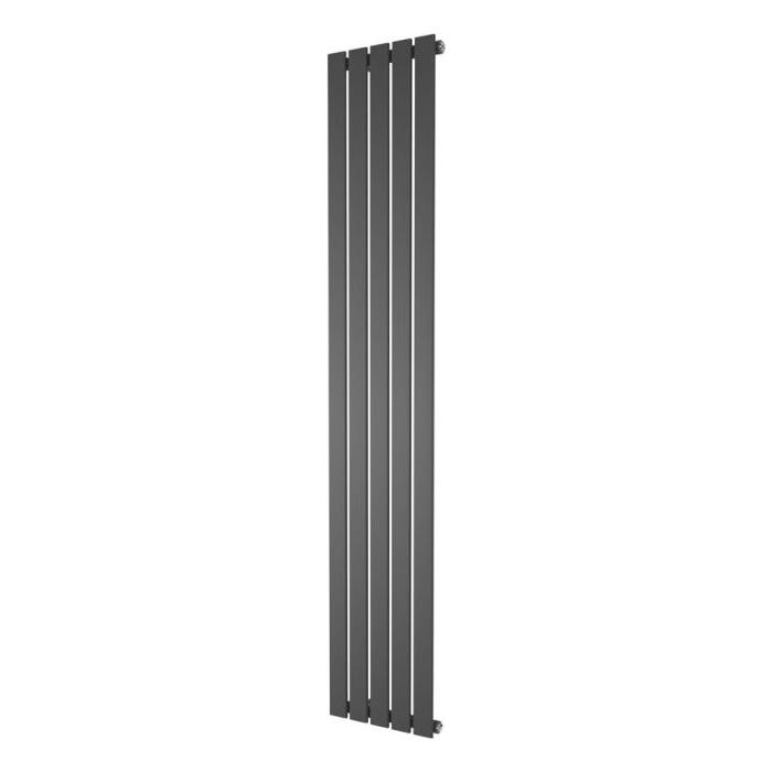 Michigan Grey Single Vertical Flat Panel Radiator - 1800x340mm